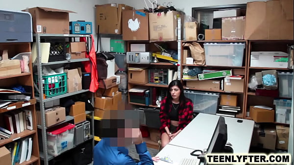 Teen thief & corrupted cops - rough threesome sex