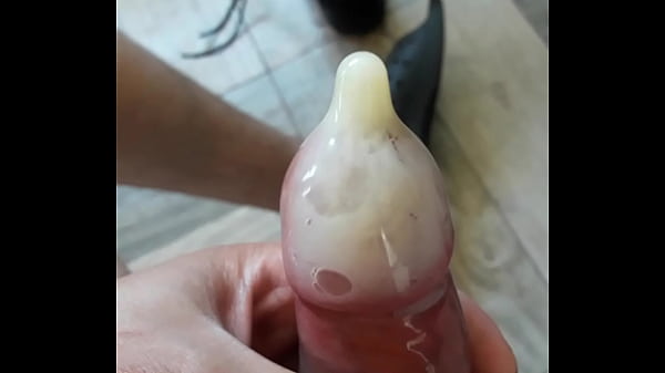 Cum in condom