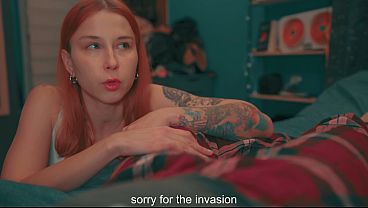 Stepbrother is Caught in a Crossfire so hot the House Leaned Like a Whore &ndash; Stepfamily Gangbang Threesome