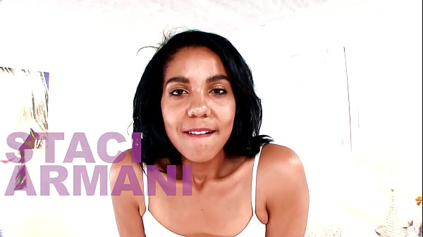 STACI ARMANI Sexy Deepthroater Huge Cock POV All The Way Down Deepthroat Facefuck and Cum Swallow