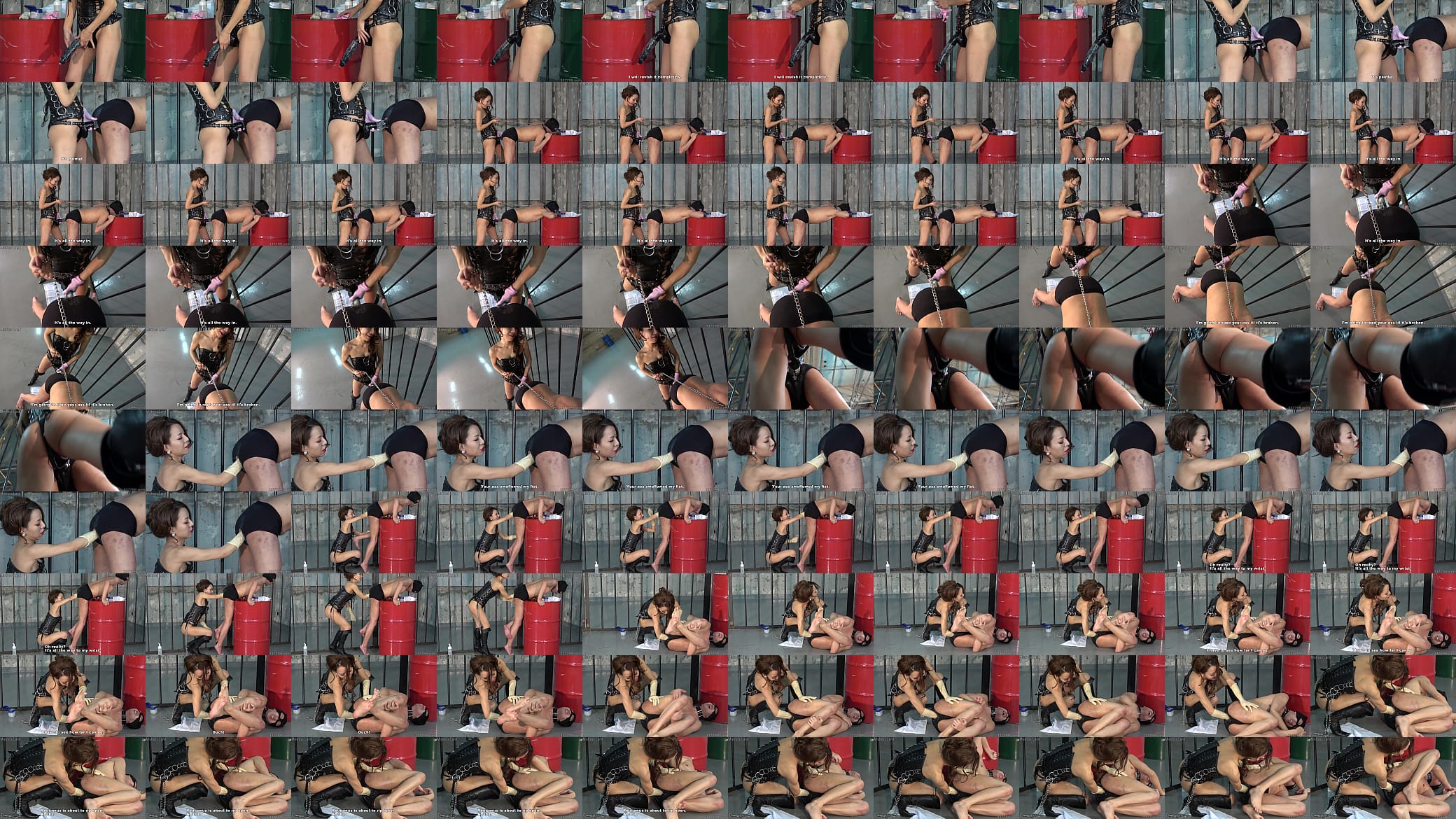 Japanese Femdom Strapon Pegging and Anal Fisting 预览图