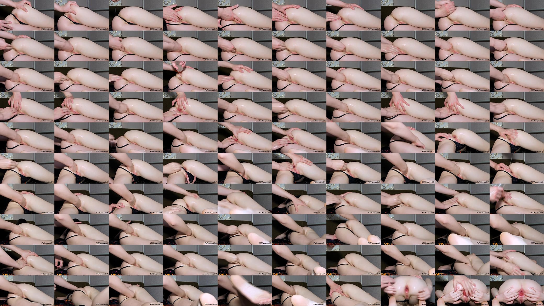 Very hard anal fisting of my ass prolapse and convulsions from orgasm 预览图