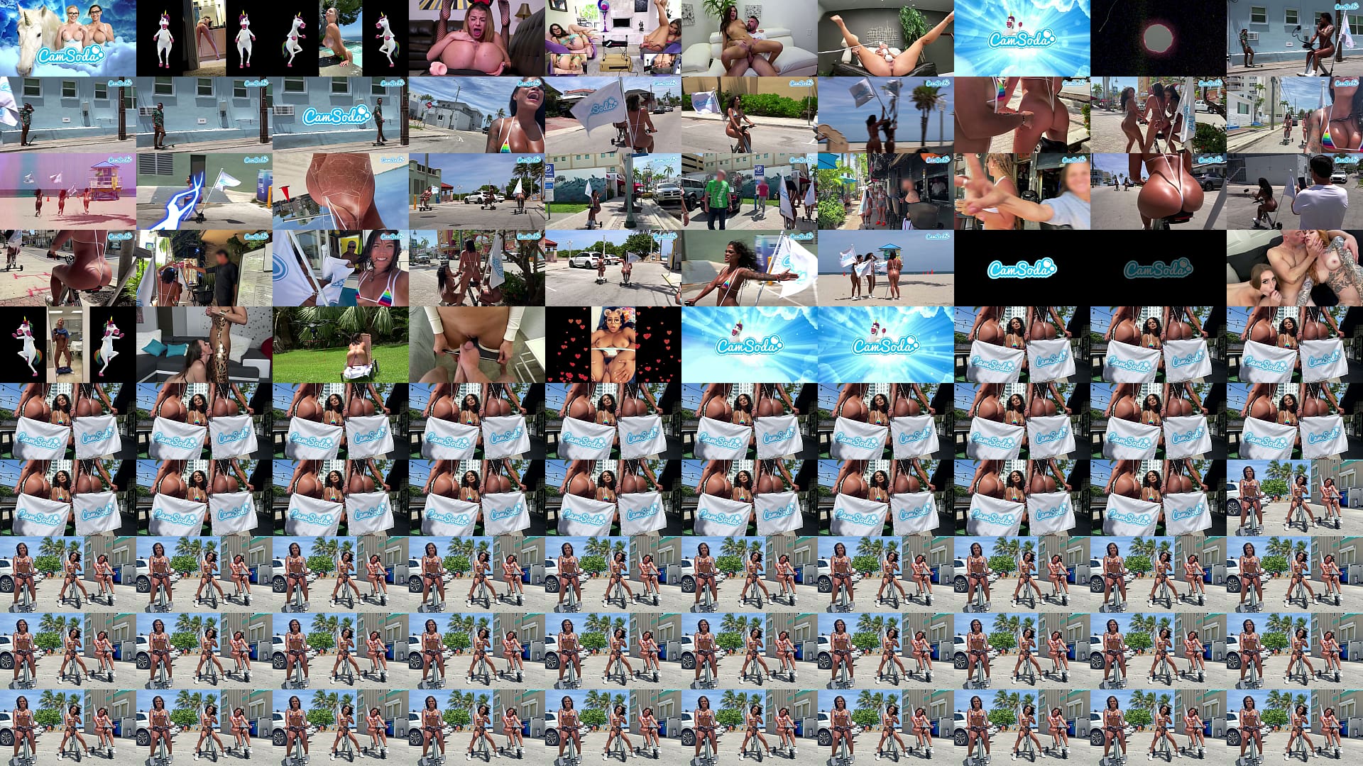 Big Ass Latinas Ride Electric Trikes At Public Beach Big Booty 预览图