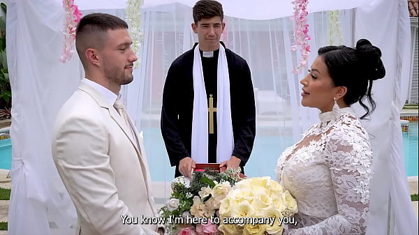 CHEATING WIFE SLEEPS WITH PRIEST ON HER WEDDING DAY - MARIANA MARTIX