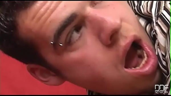 Horny harlot enjoys a double whopper of man meat