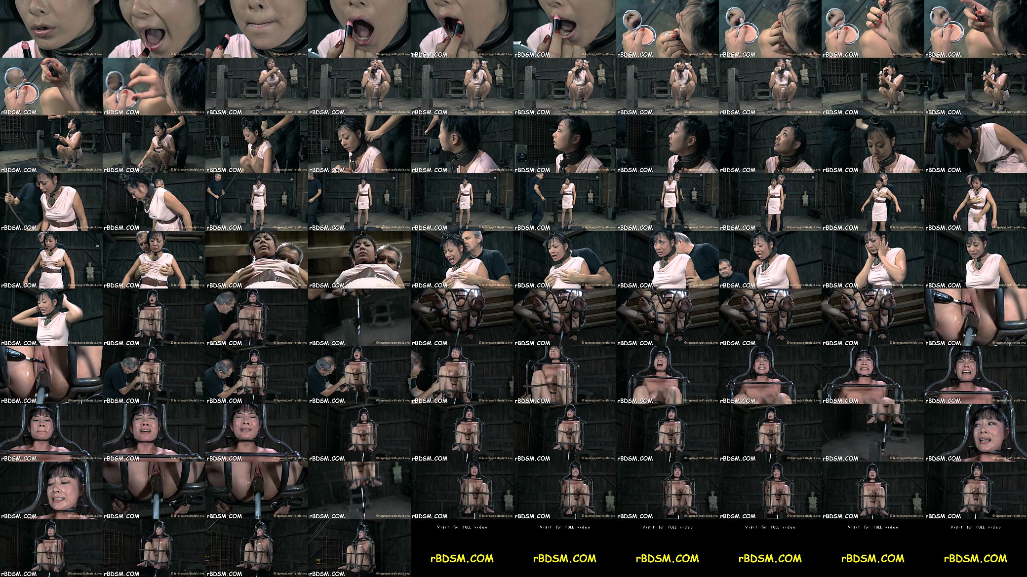 Chained up beauties get their twat fucked by 预览图