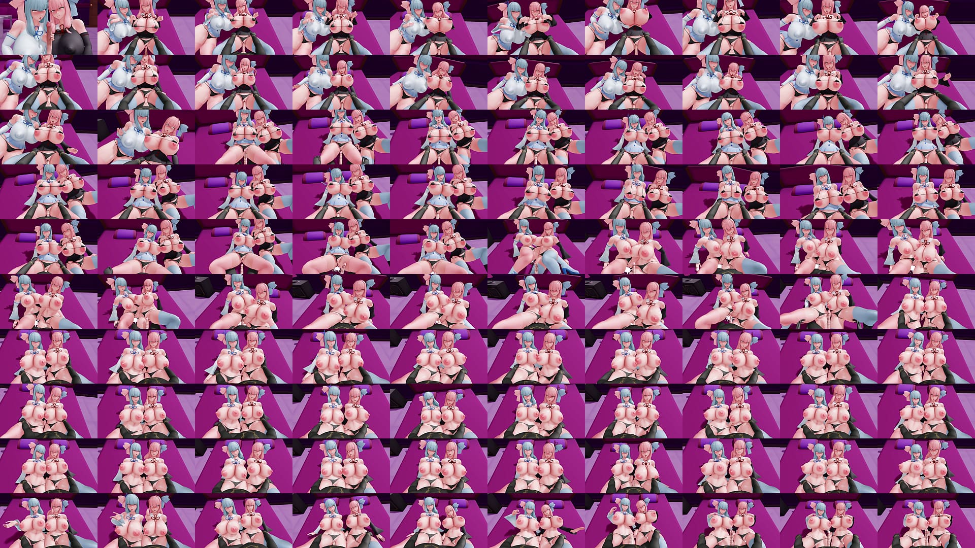 3D Huge Tits 2 Chicks POV Sex wSound added 预览图