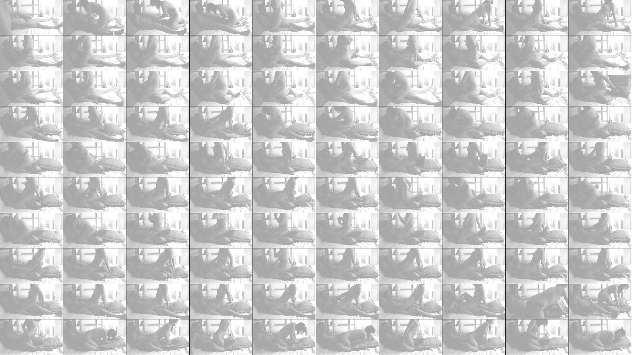 real amateur couple having fun in black and white 预览图