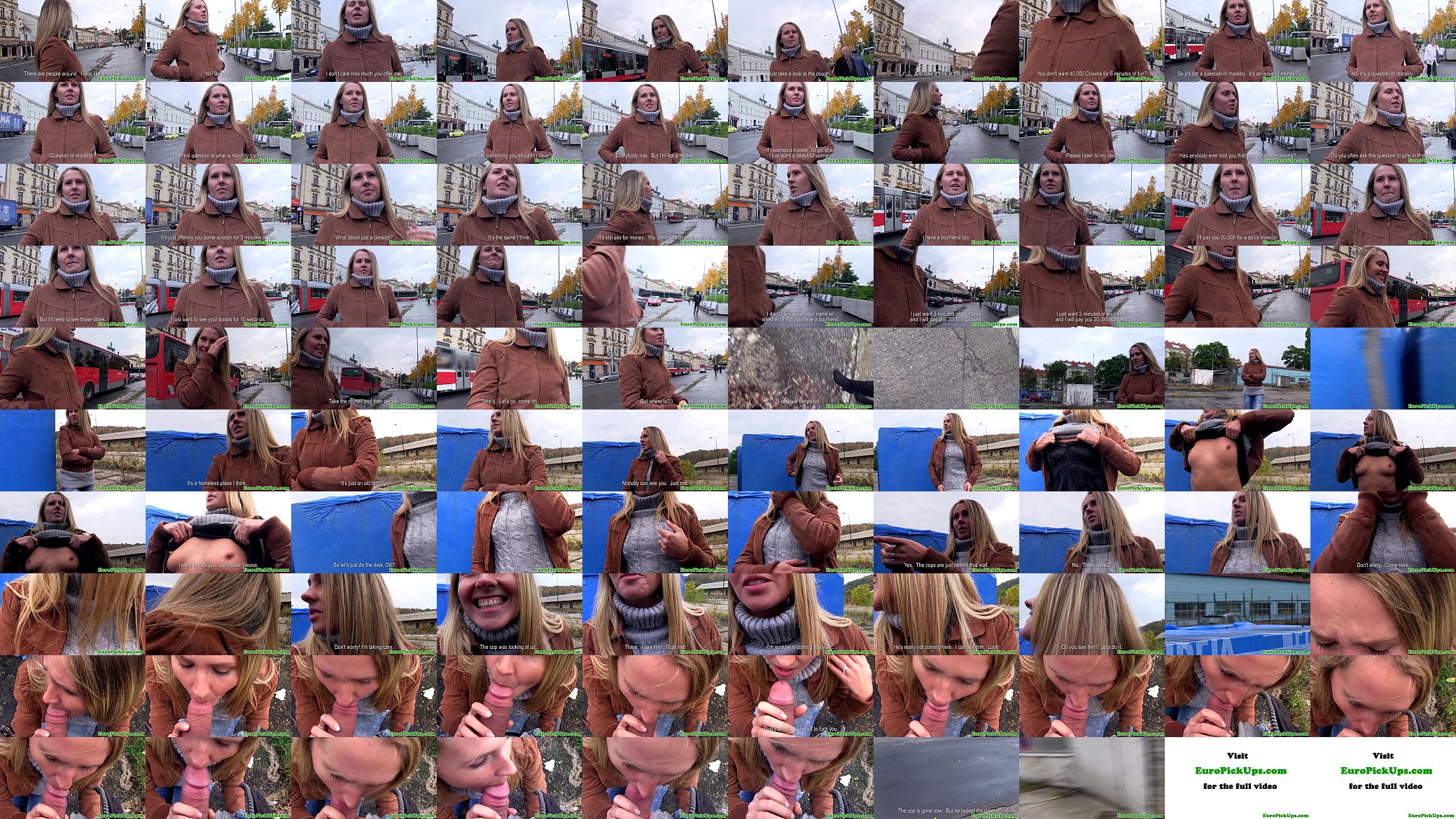 Euro girlnextdoor sucks cock for cash 预览图