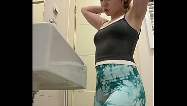 I bare my butt, ripping my panties and leggings off