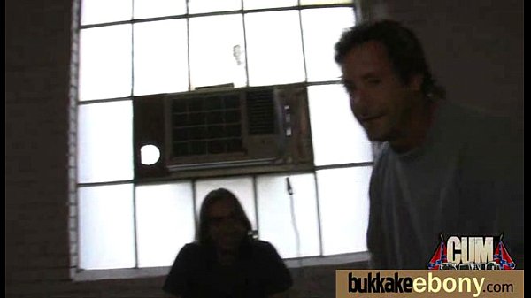 Ebony gets fucked in all holes by a group of white dudes 21