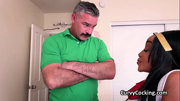 From cosplay to anal with curvy big tit ebony bombshell