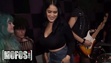 MOFOS - Busty Nia Bleu’s Studio Visit Gets Wild As She Drops To Her Knees For A Hard Doggy Fuck