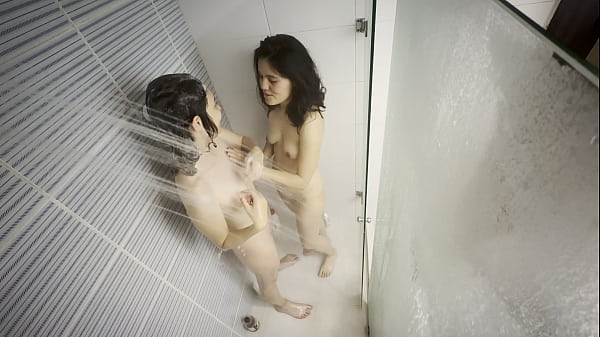 My best friend from school and I recorded ourselves having lesbian sex for the first time in the bathroom
