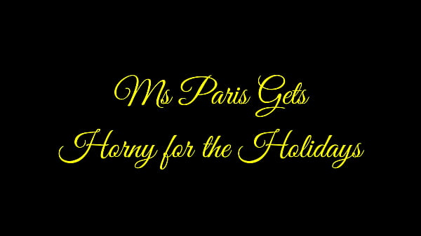 Ms Paris Gets Horny for the Holidays