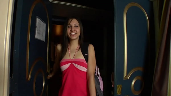 After school girl a big slut with shaved pussy concedes her pussy to a hard cock