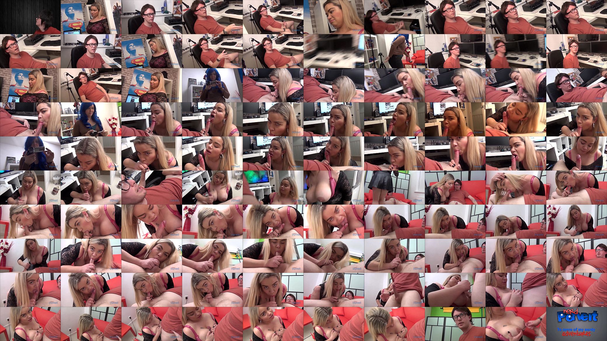 Busty Saskia Gives A Sloppy Blowjob 预览图
