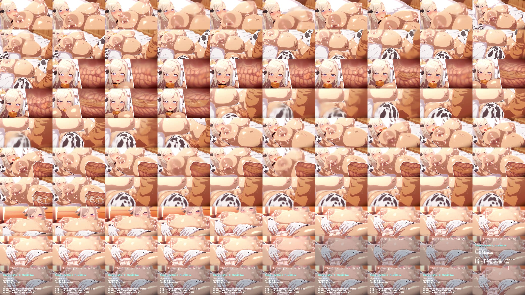 [theobrobine] Genshin cow Shenhe normal position pregnant ver 预览图