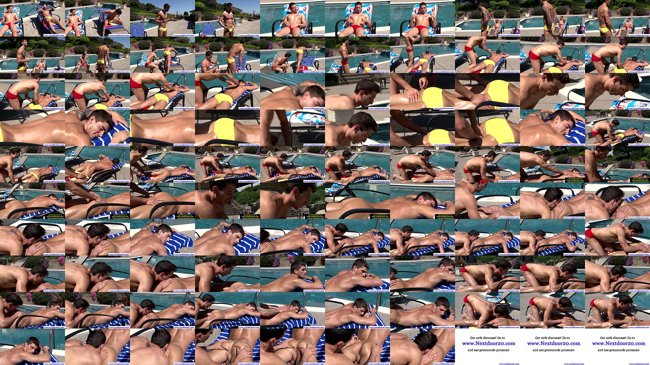 Amateur muscle gives rimjob 预览图