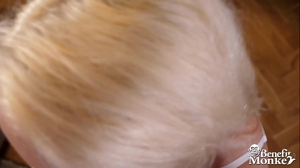 Liz Rainbow gags on a cock