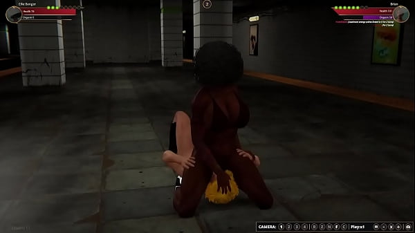 Ellie Banger VS Brian (Naked Fighter 3D)