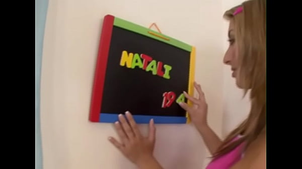 NATALIA ROSSI Sexy Small Tite Blonde Teen First Time Suck Dick on Knees