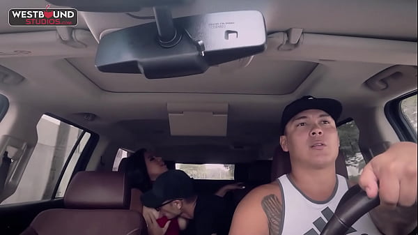 Busty Latina Babe Kesha Ortega Fucks Guy in Backseat of Car