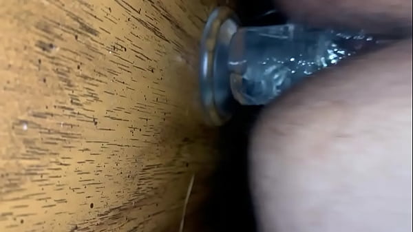 Latino chub fucking dildo