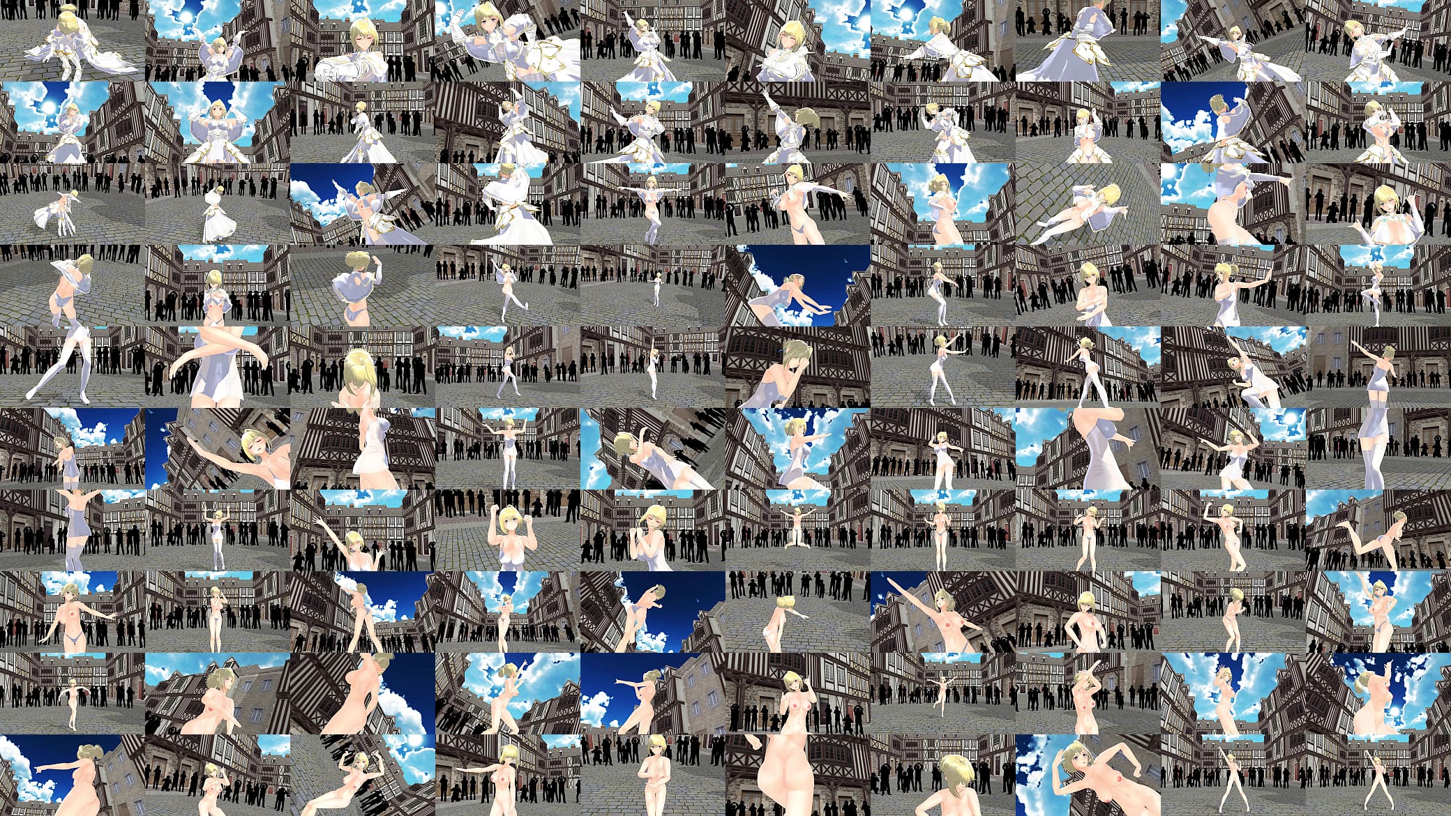 MMD R18 DEEP BLUE TOWN 预览图