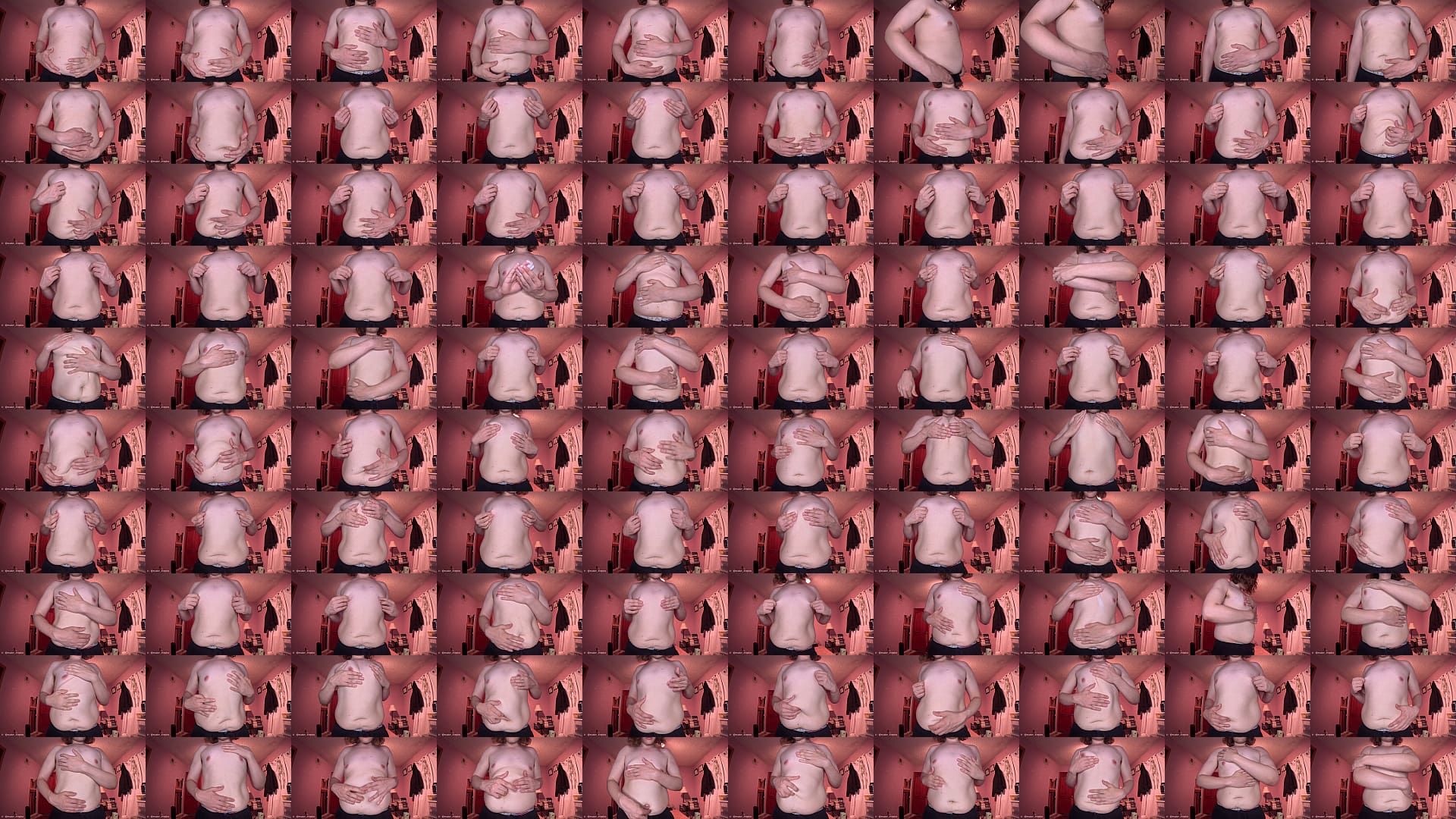 I play with my belly and nipples 预览图