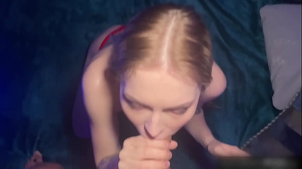 Blonde Sucking Until get my cum And Fucking Me On POV