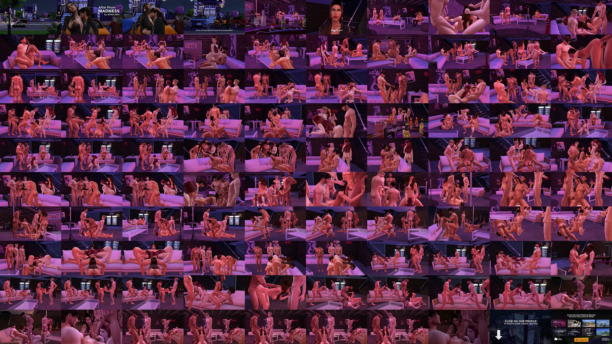 Orgy and Gang Bang   3d Hentai   Simlish Dzire 预览图