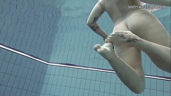 Chubby cutie underwater naked