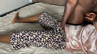 African dad and maid secretly fucking