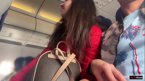Risky Public Jerking Off On A Plane Full Of People - Public Dick Flashing