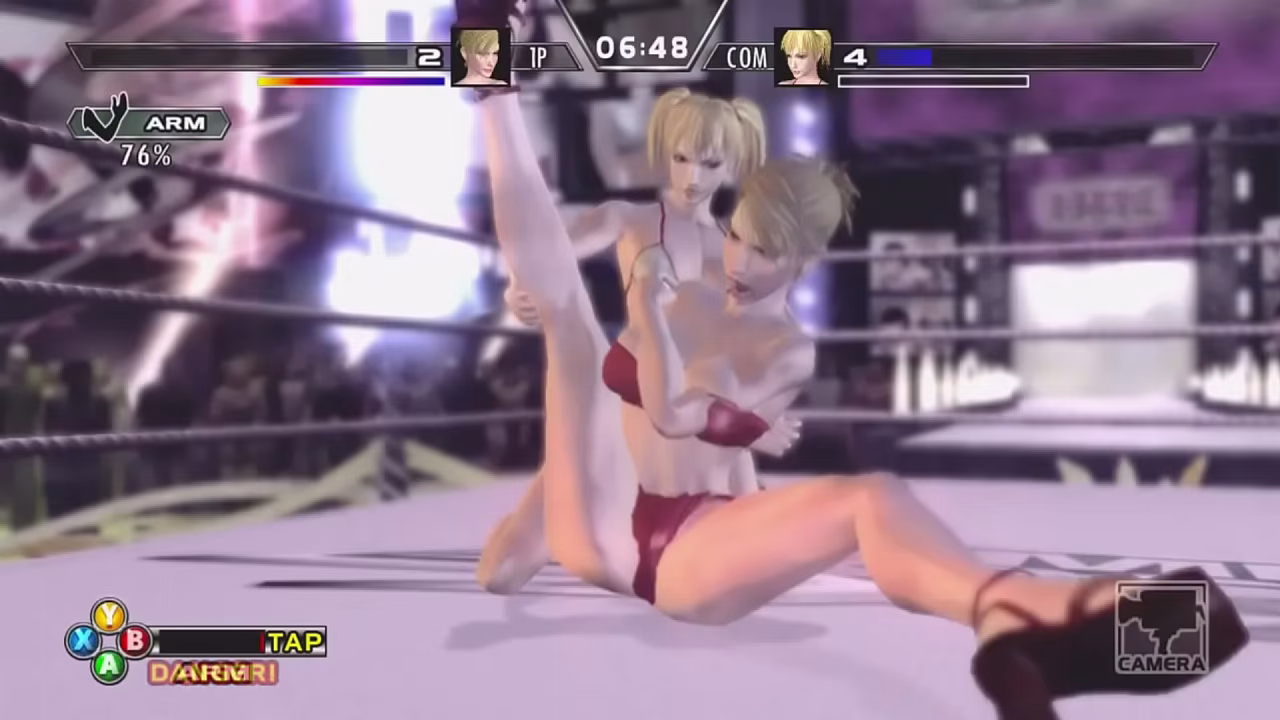 Rumble Roses XX Becky Humiliates Miss Spencer