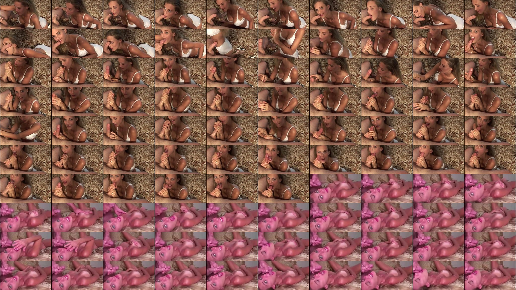 Give Me Your Load Of Cum On My Face! Blonde MILF housewife sucking cock and getting Massive cumshot on her face! 预览图