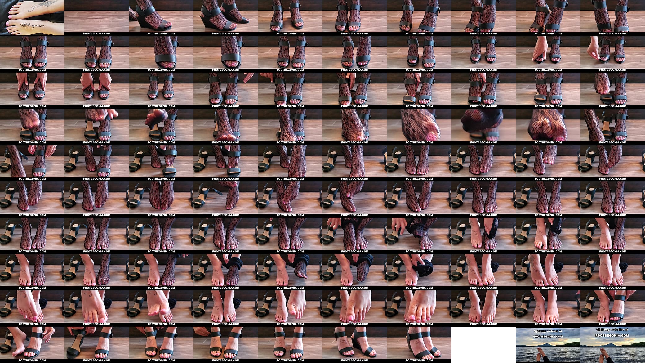 Flashing my feet and delicious toes closeup to camera in leopard stockings 预览图