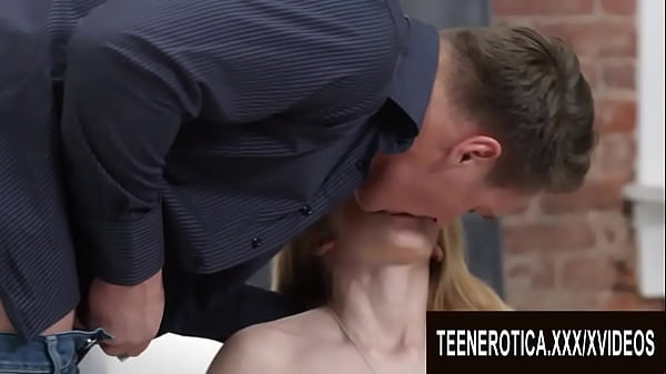 Tiny Teen Sonya Sweet Gets Stretched in Stockings and Heels