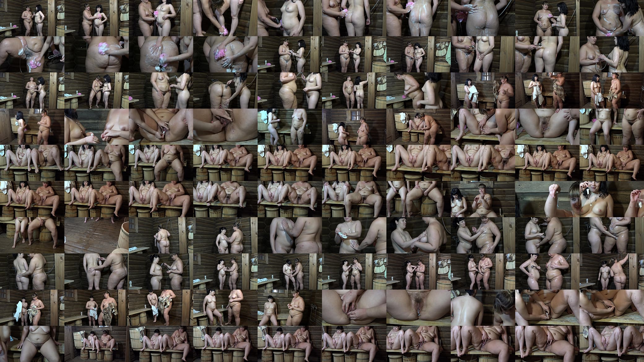 Lesbians piss with a tampon in a hairy pussy Dirty fetish after taking a shower together 预览图
