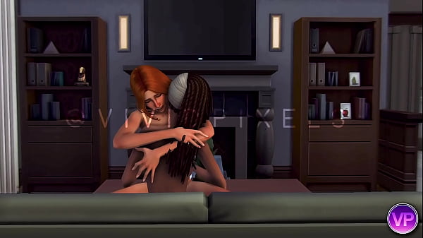 Download Video - SHEMALE FUTA SHOVES COCK IN GIRLFRIEND DURING MOVIE NIGHT - SIMS 4