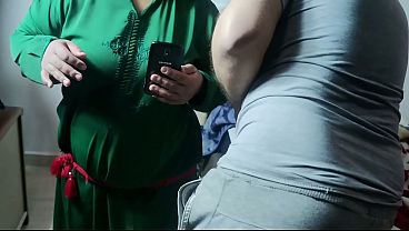 The Arab man has sex with a company promoter in a restaurant. He has sex with her standing up, doggy style, and cowgirl. She gives him a spectacular blowjob.