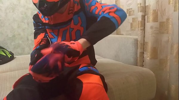 gay motocross biker play