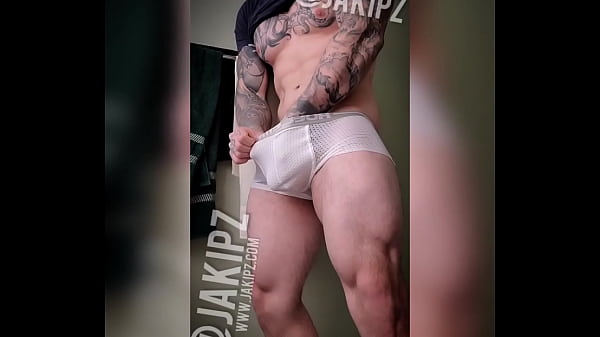 Download Video - Jakipz Rubbing His Huge Bulge In White Underwear