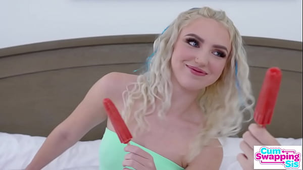 Stepsis Says "Doesn't sucking on this popsicle make you think about sucking dick?!"