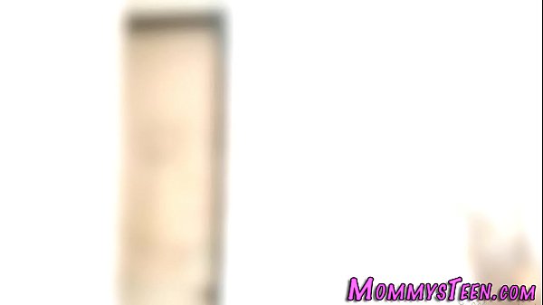Lesbian stepmom rubbing and licking