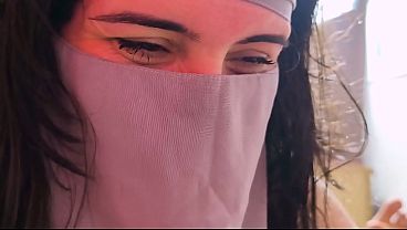 A hot Egyptian woman gets fucked by a man; hot Egyptian sex.