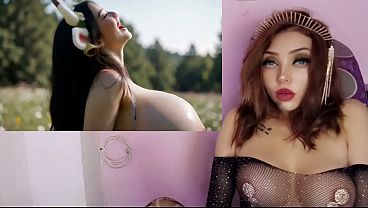 Big-titted, big-assed cow farm – AI-generated by the "Darkaifantasy" channel.