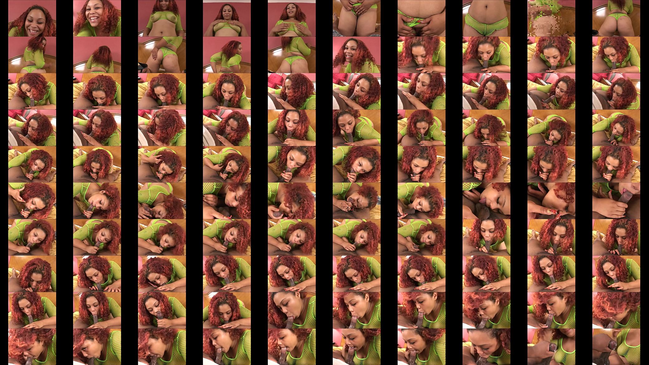 Plump mocha babe Injoi with flaming red hair and big bristols is knocking the dust off the old sombrero 预览图
