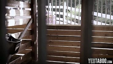 Petite teens have a threesome with a desperate big dick stranger